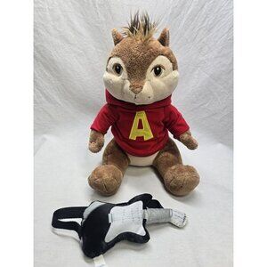 Build A Bear Alvin the Chipmunks 2009 With Guitar- Stuffed Animal Plush Toy